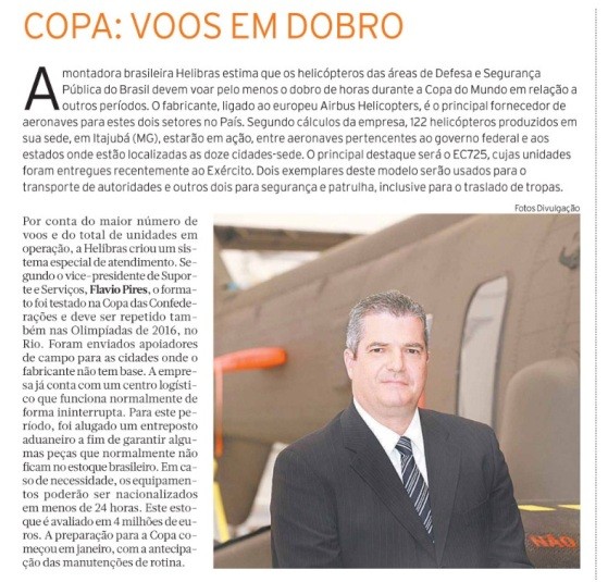 Copa: voos em dobro