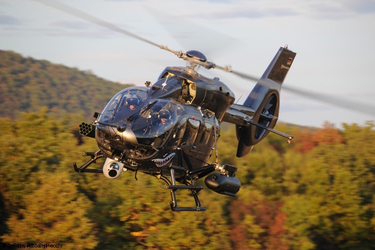 Airbus Helicopters conclui primeira campanha de tiro com o H145M equipado com HForce